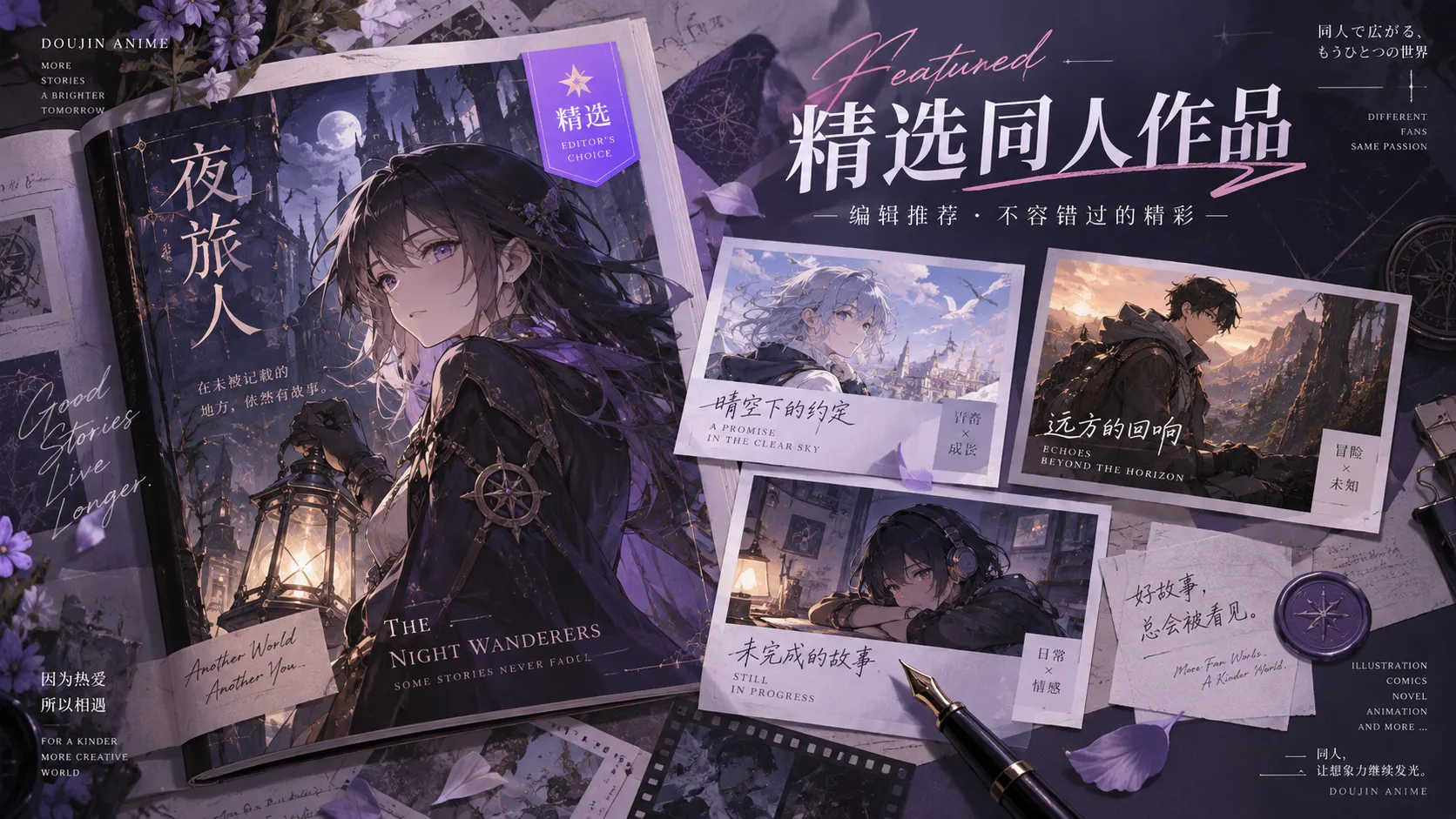 雨城夜航 动画短片
